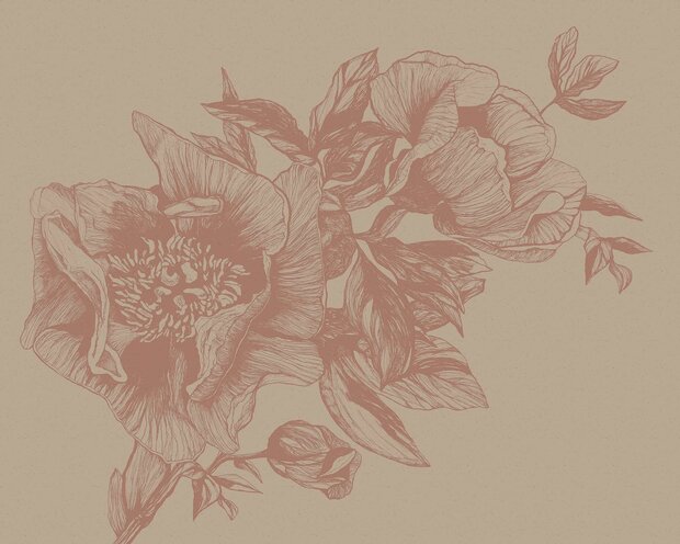 Coordonne Giant Peonies Behang 9500702