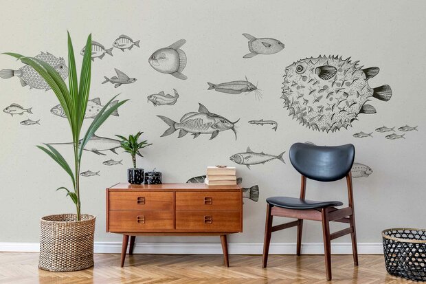 Coordonne Sea Current Behang 9500601