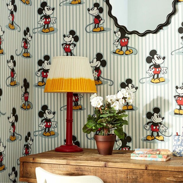 Disney Home Mickey Stripe Behang 217271
