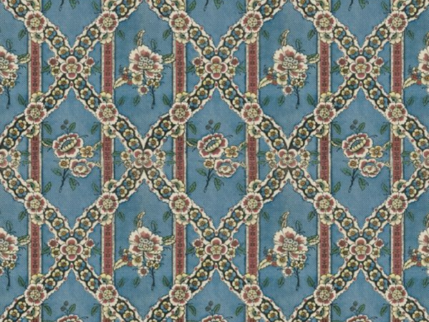 Antoinette Poisson Guirlandes de Fleurs behang