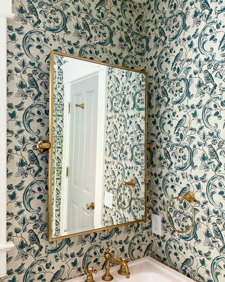 Antoinette Poisson Oiseaux et Feuillage behang