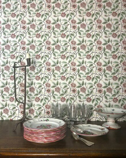 Antoinette Poisson Buisson De Roses Behang