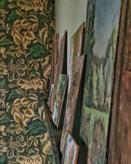 Antoinette Poisson Grands Pavots Behang