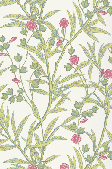 Little Greene Bamboo Floral Behang Mischief
