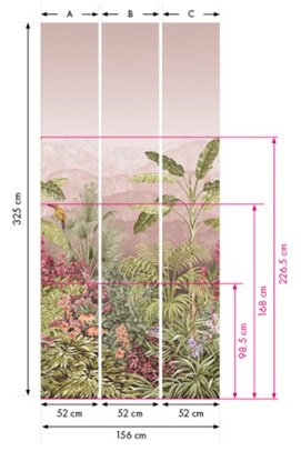 Little Greene Capricorn Behangpaneel Blush