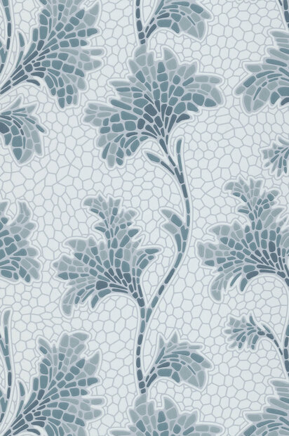 Little Greene Mosaic Trail Behang Etruria