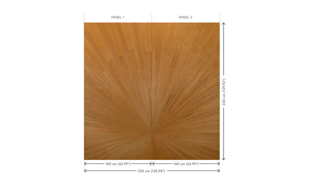 Arte Sunburst Behang Desert Sun 90511