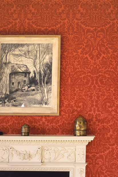 behang Farrow and Ball Silvergate Present and Correct Luxury By Nature sfeer