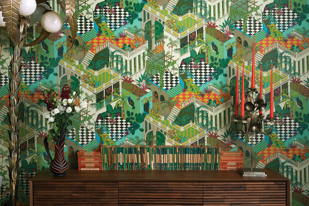 behang cole and son miami-l-105-4017 geometric 2 luxury by nature interior