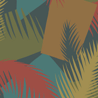 behang cole and son deco palm 105-8039 geometric ii luxury by nature