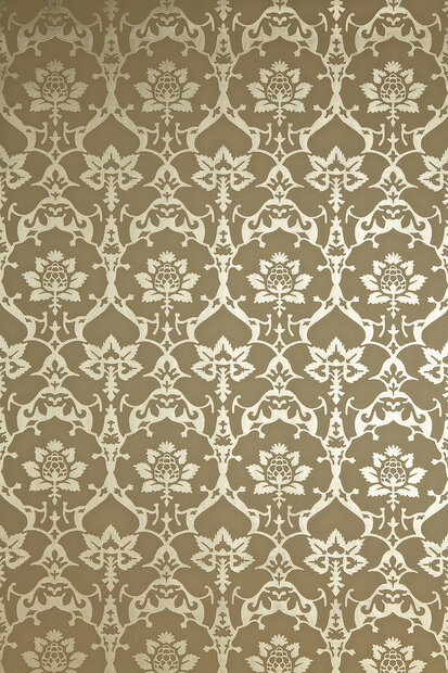 behang farrow and ball Brocade BP3205 present and correct luxury by nature