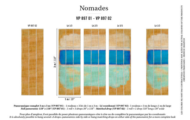 Extra rol voor ELITIS Tangka_VP897-01 Patroon Nomades Luxury By Nature