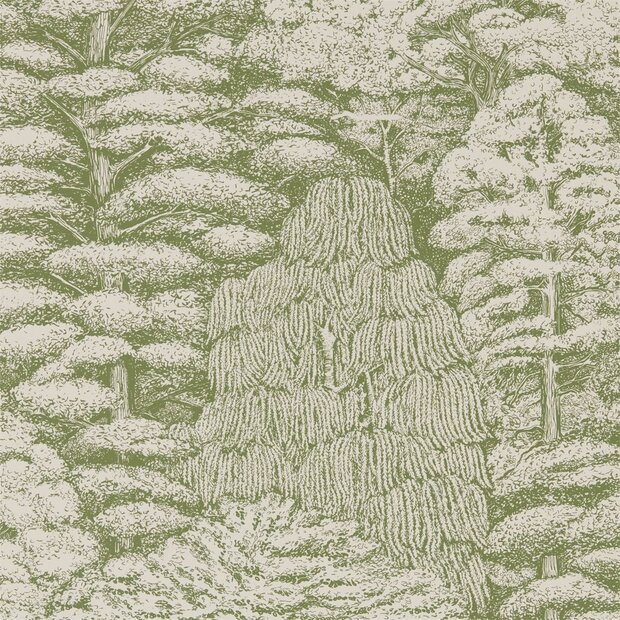 Behang Sanderson Woodland Toile 215720 Woodland Walk Luxury By Nature