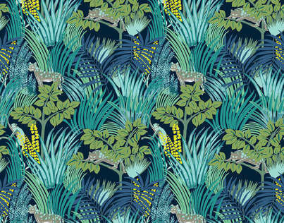 Behang Pierre Frey Kipling FP398002 Jungle Collectie Luxury By Nature