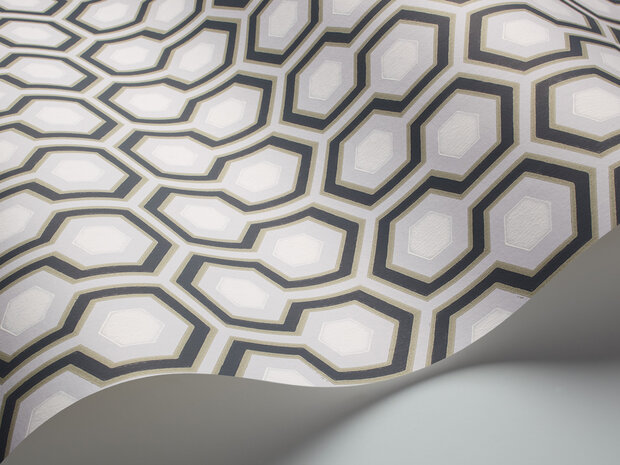 Behang Cole and Son Hicks&#039; Hexagon 66/8055 Luxury By Nature wave