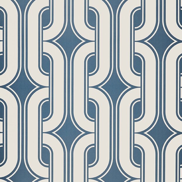 Behang Little Greene Lavaliers Low Wave Luxury By Nature