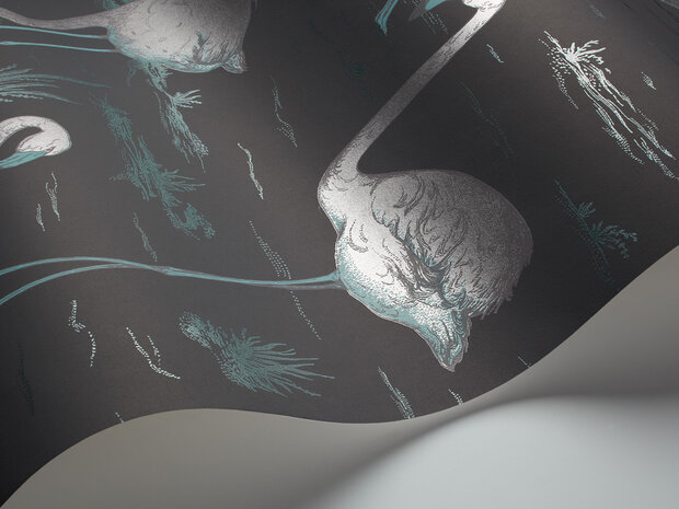 Behang Cole and Son Flamingos 95-8048 wave Contemporary Restyled Luxury By Nature