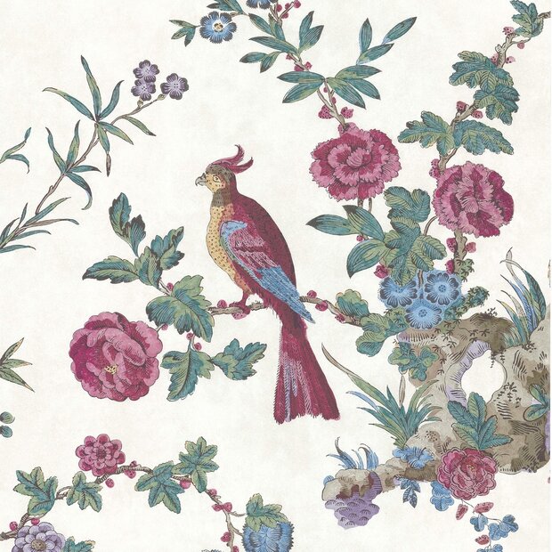 Behang Little Greene Darwin Provence Serein - Archive Trails Collectie Luxury By Nature