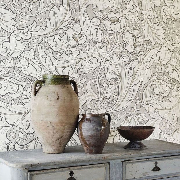 Behang Morris &amp; Co. Bachelors Button 216050 - Pure Morris collectie Luxury By Nature sfeer 2