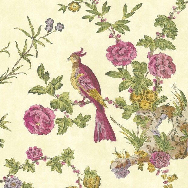 Behang Little Greene Darwin Jeune - Archive Trails Collectie Luxury By Nature
