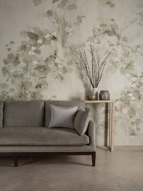 Behang LIZZO Foglie di Vite Scene Di Interni Luxury BY Nature naturellen