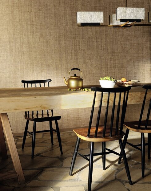 Behang ELITIS Madagascar VP_602_02 sfeer - Raffia &amp; Madagascar Collectie Luxury By Nature