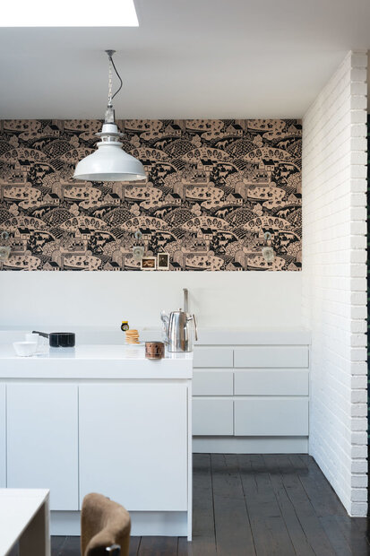 Behang Farrow &amp; Ball Gable 205407 sfeer - Latest Greatest Luxury By Nature