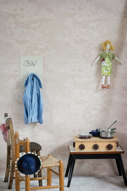 Behang Farrow &amp; Ball Gable 205406 sfeer - Latest Greatest Luxury By Nature