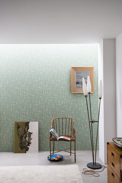 Behang Farrow and Ball Enigma BP5503 sfeer - Latest and Greatest Luxury By Nature