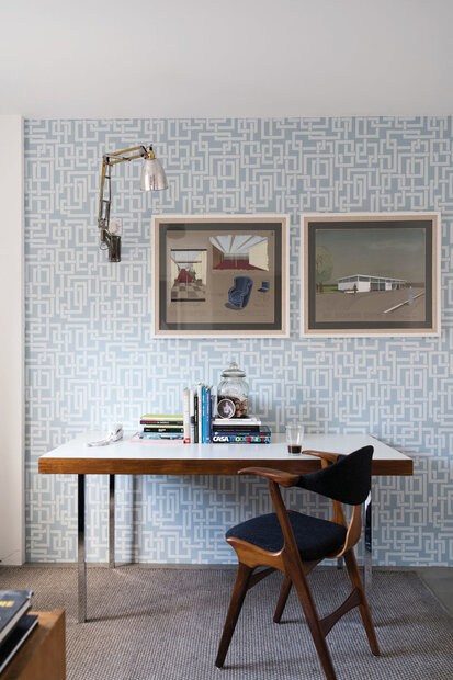 Behang Farrow and Ball Enigma BP5504 sfeer - Latest and Greatest Luxury By Nature