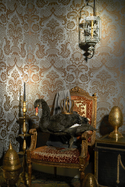 Behang Cole &amp; Son Carmen 108-2010 sfeer Mariinsky Damask  Luxury By Nature