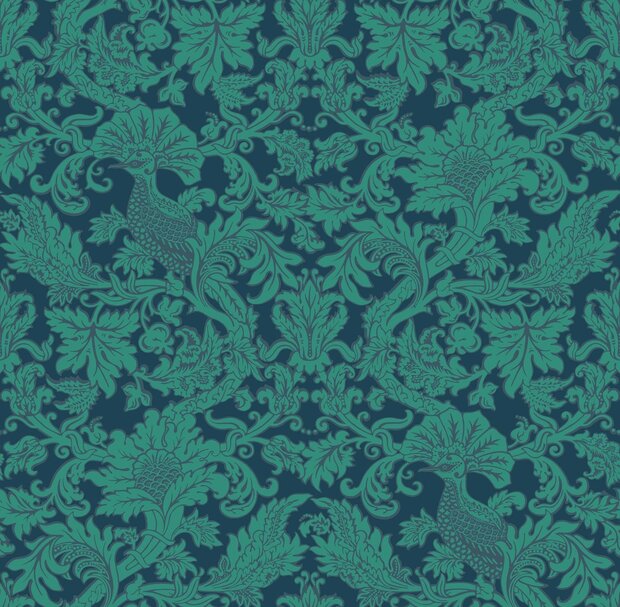 Behang Cole &amp; Son Balabina 108-1005 - Mariinsky Damask Collectie Luxury By Nature
