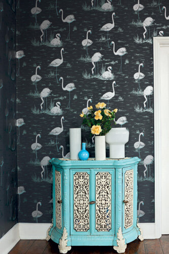 flamingos behang cole son luxury by nature sfeer