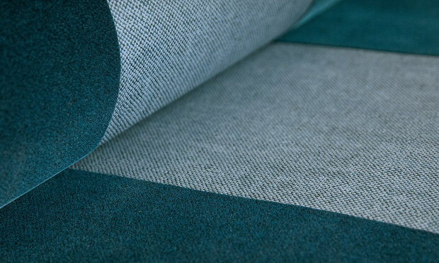 ARTE Behang Flamant Stripe Velvet and Lin detail voorbeeld  - Flamant Les Rayures Stripes