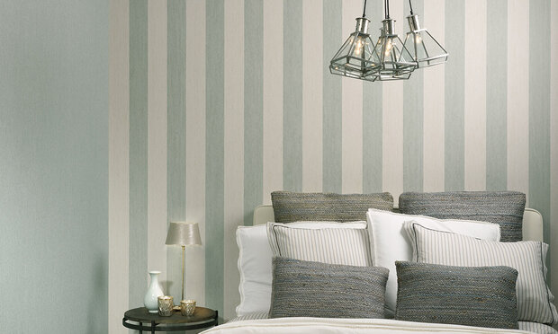 Arte Behang Flamant Stripe 30020 sfeer Les Rayures - Stripes collectie Luxury By Nature