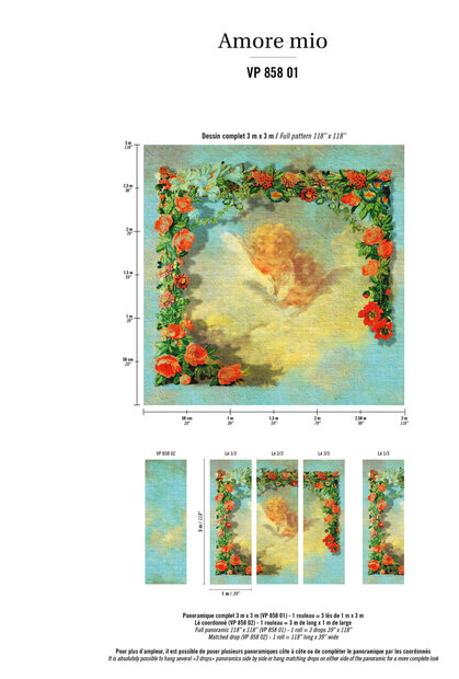 Behang Amore Mio ELITIS behang patroon 