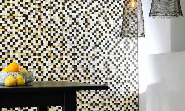 Behang Camarines ELITIS Coco Shells sfeer Luxury By Nature