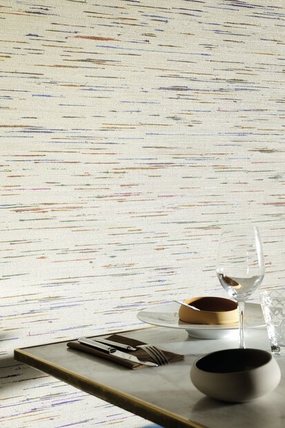 Zijden Behang ELITIS Indiana VP_851_01 sfeer Talamone Collectie