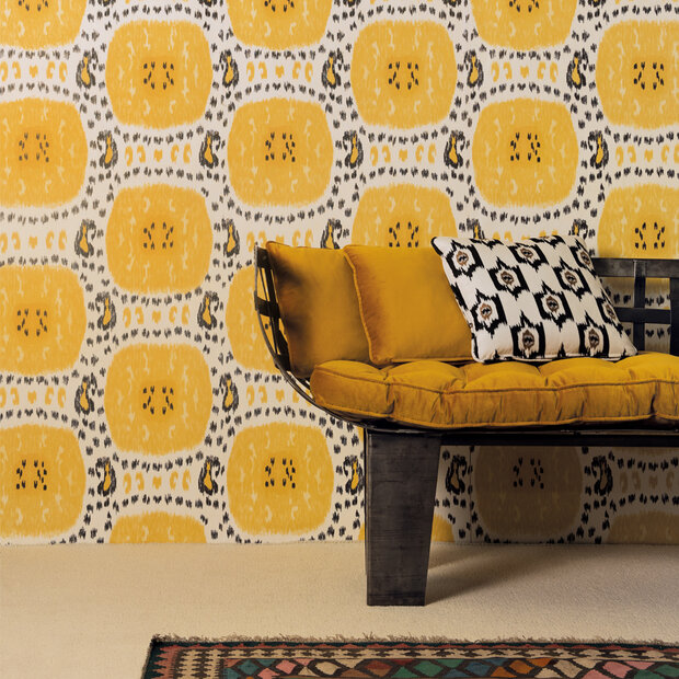 Gaston y Daniela Gran SOL behang Librer&iacute;a behangpapier luxury by nature ikat