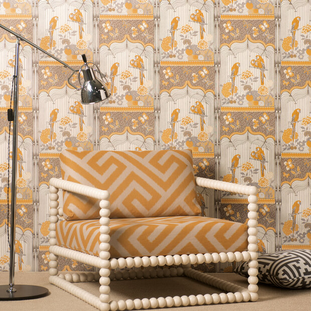 Gaston y Daniela behang Aviary Librería collectie behangpapier luxury by nature