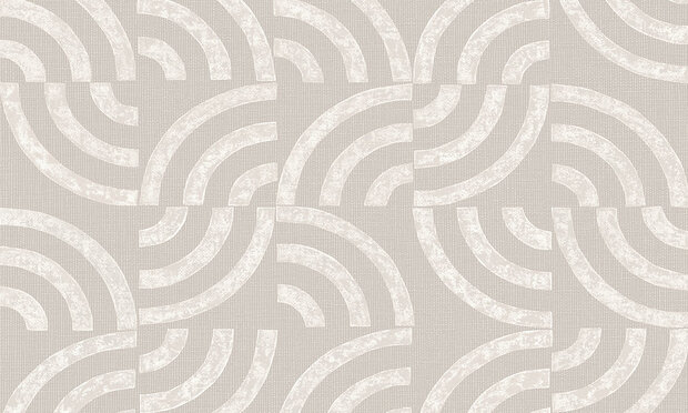 Arc 47510 tegelpatroon ronde vorm grijs beige Luxury by Nature 