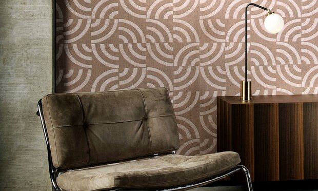 Arc sfeer tegelpatroon ronde vorm