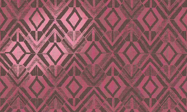 Geo 47524 fuschia hoogglans metaalfolie saffier Luxury by Nature