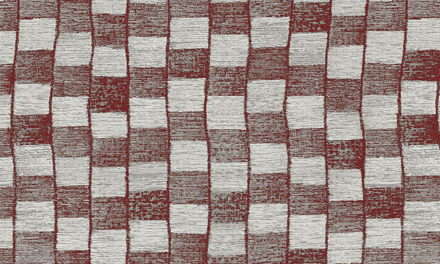 Pulse 47543 bruin grijs kubus patroon organisch Luxury by Nature