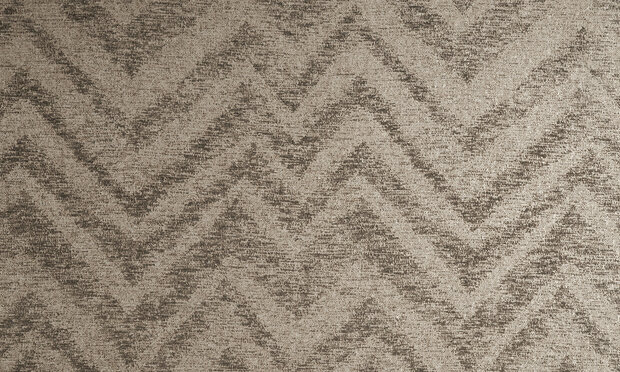 Cadance 47552 taupe  goud grijs zig-zag Luxury by Nature