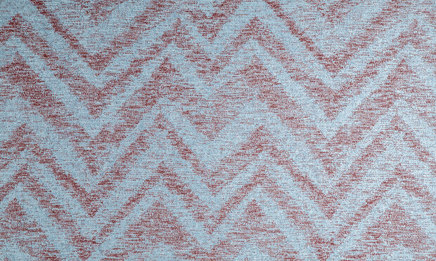 Cadance 47554 blauw bruin zig-zag Luxury by Nature