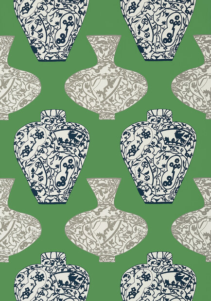 Imari Vase Behang Thibaut T13125