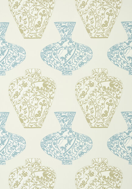 Imari Vase Behang Thibaut T13122