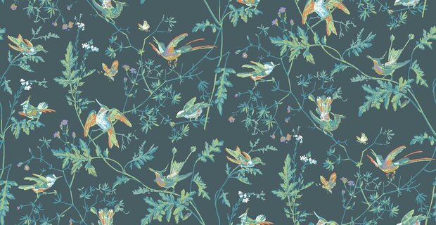 Cole &amp; Son Hummingbirds behang Icons behangpapier 112/4014