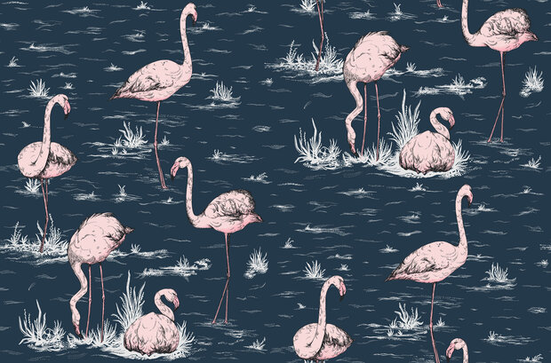 Cole &amp; Son Flamingos behang Icons behangpapier 112/11041